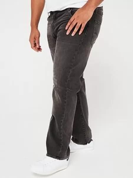 551Z Authentic Straight Jeans (Big & Tall) - Black