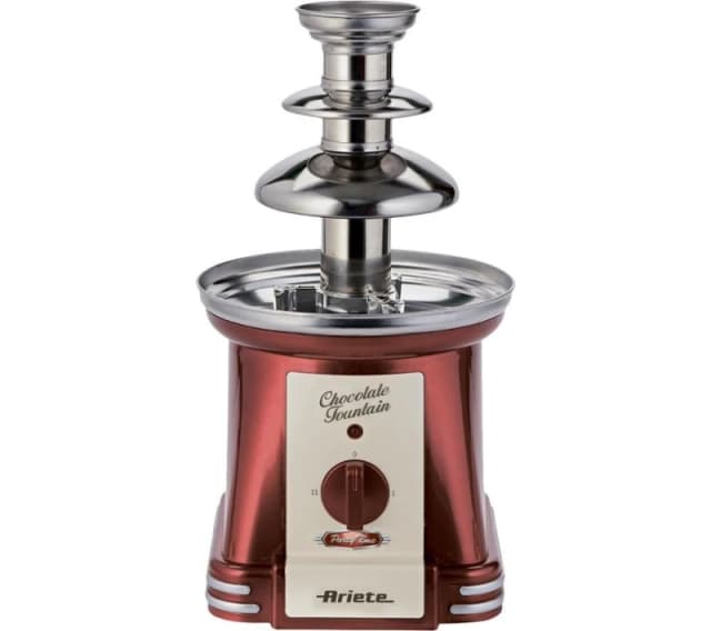 ARIETE Party Time Chocolate Fountain - Red & Silver 8003705114524
