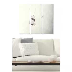 MDF770336959 Multicolor Decorative MDF Painting (3 Pieces)