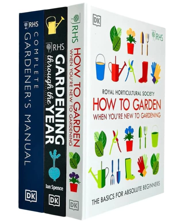 RHS How To Garden, RHS Gardening Through Year, RHS Complete Garden 3 Books Set Tracy Wolff Books
