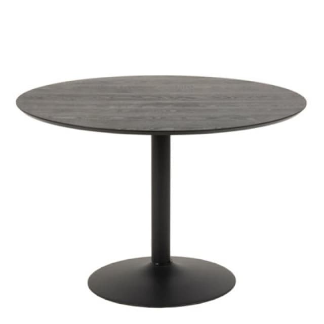 Furniture To Go Ibiza Round Dining Table In Black Ash