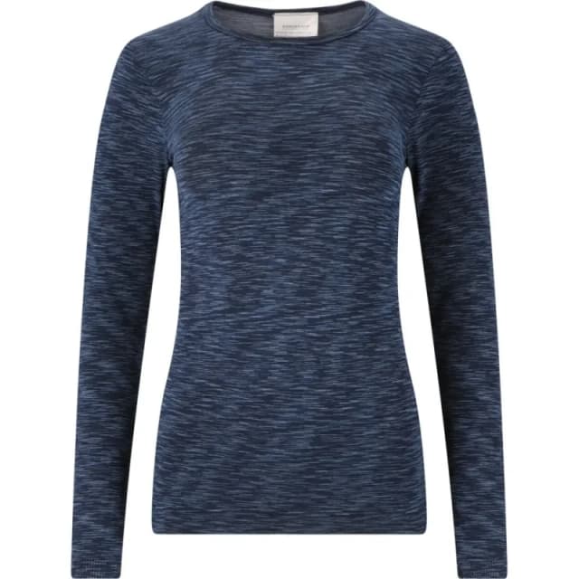 Womens long-sleeved seamless jersey Endurance Crina Bleu Female S/M