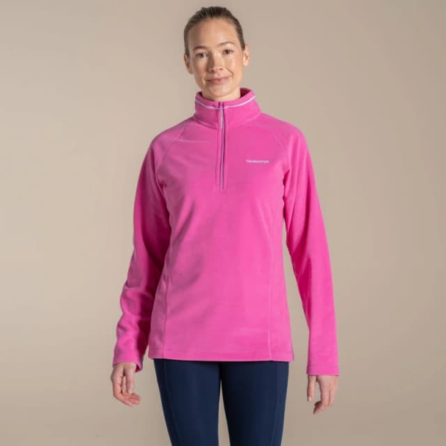 Craghoppers Women's Miska VI Half Zip Fleece Damask Rose CWA265___1VB10L