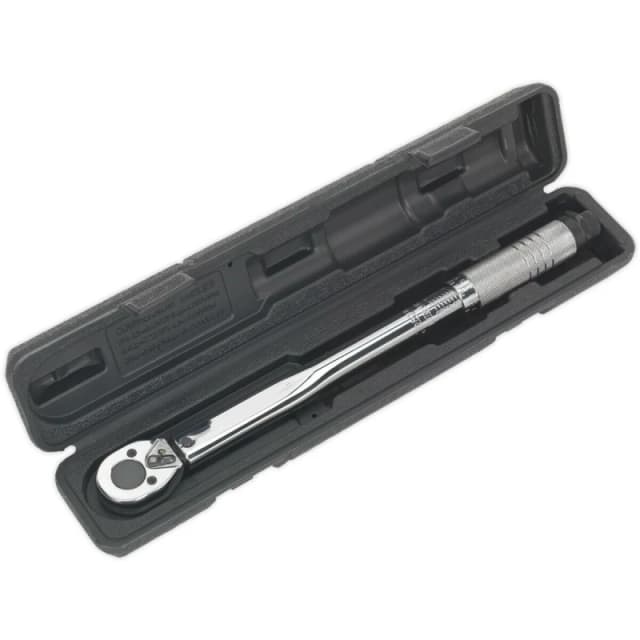 Loops Ratchet Torque Wrench - 3/8" Sq Drive - Twist Reverse - Hardened & Tempered Multi