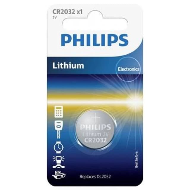 Philips Button cell CR 2032 3 V Lithium Minicells 2282