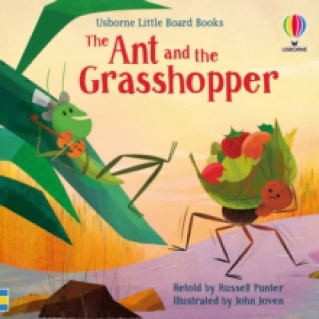 The Ant and the Grasshopper Board book