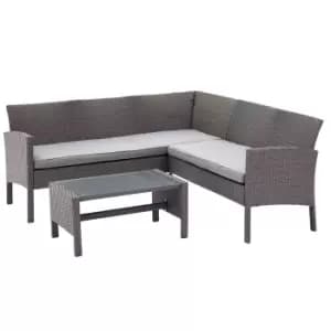 Royalcraft Nevada Corner Sofa Set - Grey