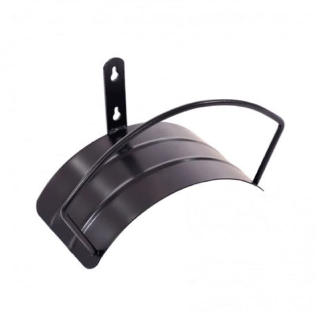 Oypla Wall Mounted Garden Hose Pipe Hanger Hook Black unisex
