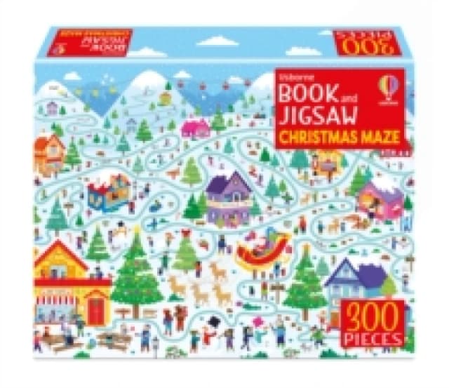 Usborne Book and Jigsaw Christmas Maze Paperback / softback