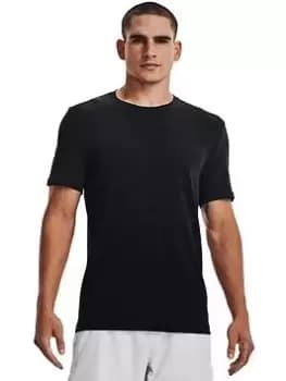 Under Armour Training Seamless Lux Short Sleeve T-Shirt - Black Size M Men