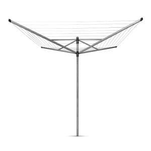 Brabantia Lift-O-Matic 50m Rotary Airer with Ground Spike