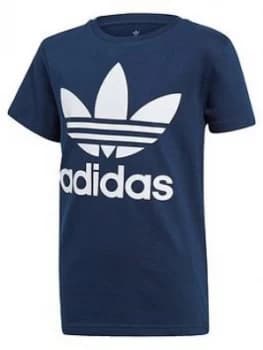 Adidas Originals ChildrenS Trefoil T-Shirt - Navy