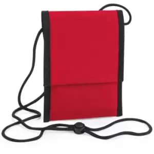 Unisex Adult Recycled Crossbody Bag (One Size) (Classic Red) - Bagbase