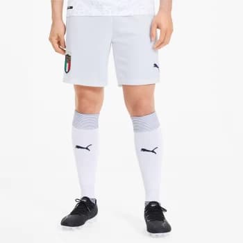 PUMA Italia Mens Home & Away Replica Shorts, White/Peacoat, size Large, Clothing