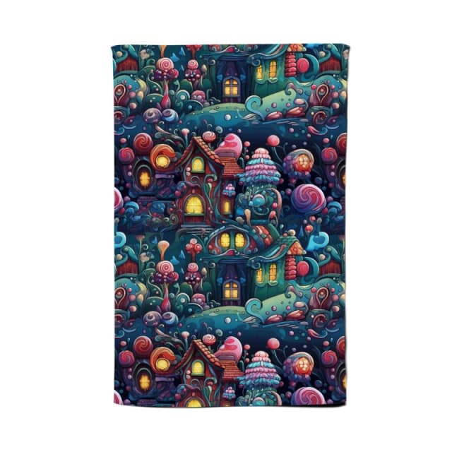 Warren Reed Designer Gold And Azure Marble Effect Kitchen Splashback