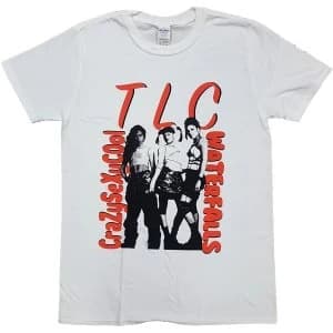 TLC - Waterfalls Unisex Large T-Shirt - White
