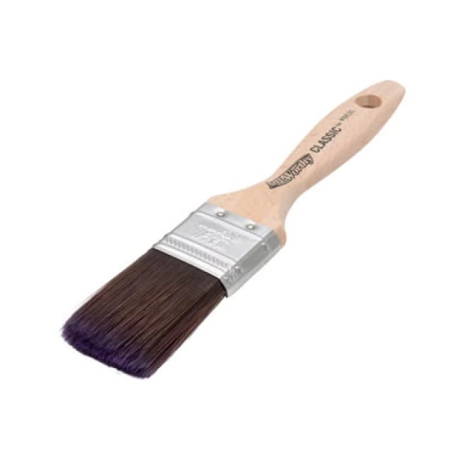 Arroworthy Classic Semi Oval Angled Beaver Tail Paint Brush - 1.5 Inch