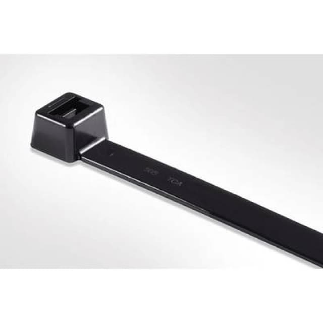 HellermannTyton HellermannTyton 111-60160 LK2A-PA66W-BK Cable tie 270 mm 4.60 mm Black UV-proof 100 pc(s) 111-60160