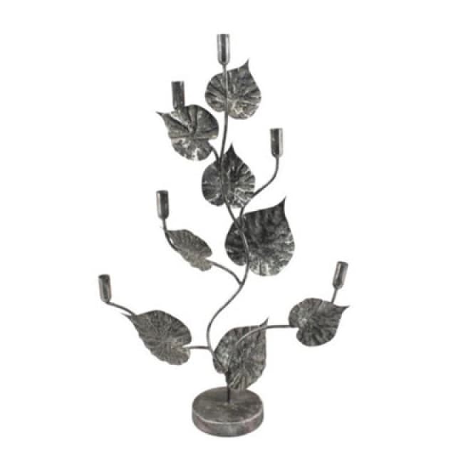 MSL 77CM GOLD METAL CANDLE HOLDER