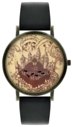 Harry Potter Kids Black Leather Strap Watch