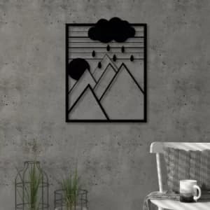 Dreamer Black Decorative Metal Wall Accessory