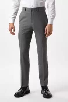 Mens Skinny Fit Light Grey Essential Suit Trousers