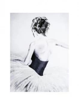 Arthouse Lady Canvas With Glitter