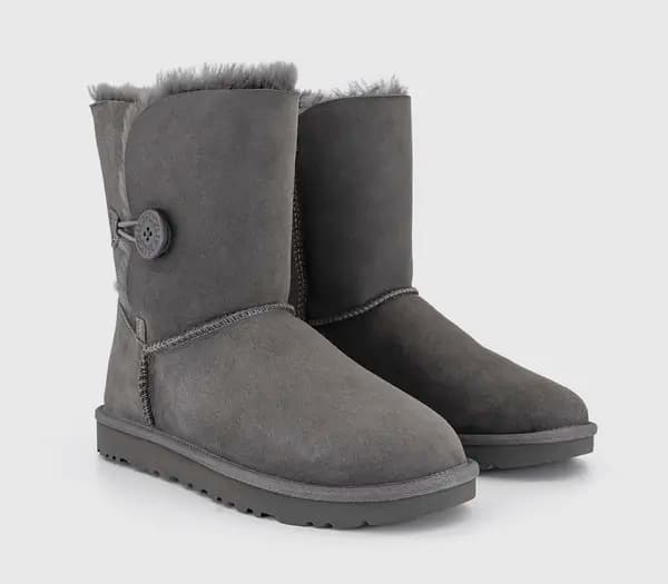 UGG Womens Bailey Button Ii Boot Grey, 3