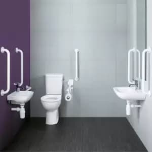 Contour 21+ Doc M White Rails Commercial Care Left Handed - 212033