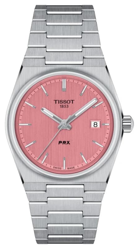 Tissot T1372101133100 PRX Quartz (35mm) Pink Dial / Watch
