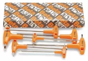 Beta Tools 96T/S6 6pc Metric Offset Hex Key High-Torque Handle Set Box 000960952