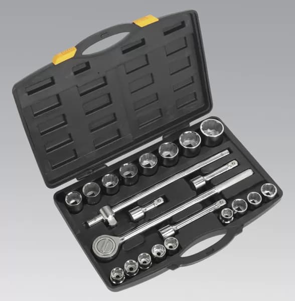 Genuine SEALEY S0712 Socket Set 22pc 3/4Sq Drive 12pt Metric