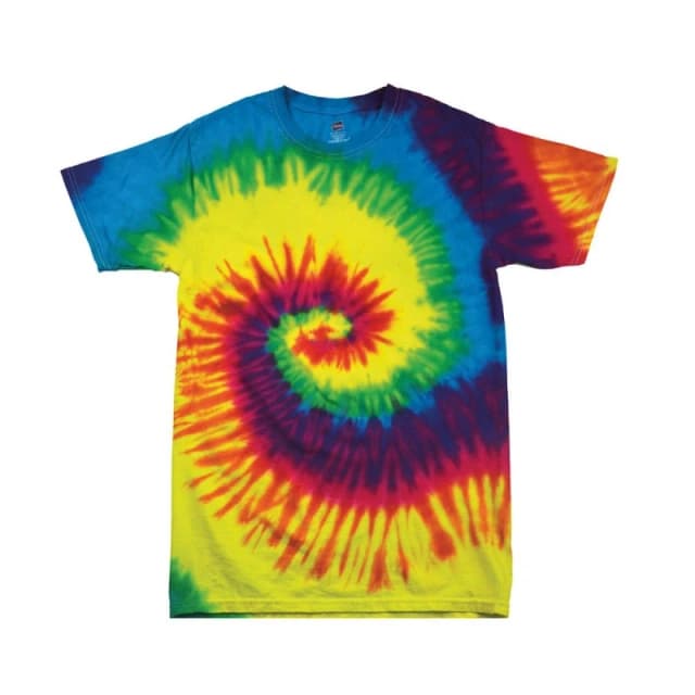 Colortone Mens Tie Dye T-Shirt Size: Small Multicolor Male S
