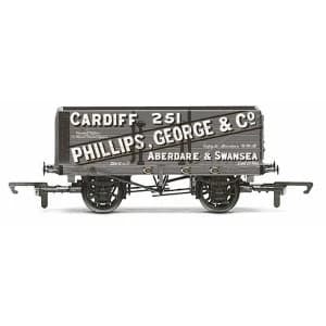 Hornby 7 Plank Wagon Philips George & Co. 257 Era 3 Model Train