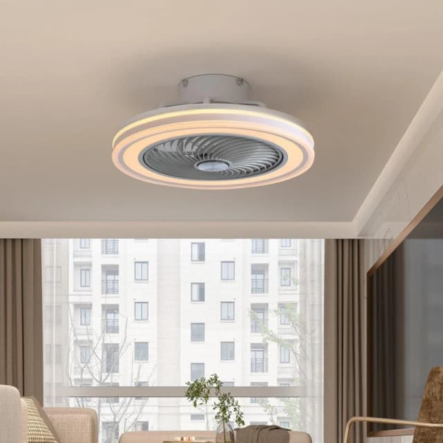 Kabinet UK 21-inch Acrylic Ceiling Mount LED Fan Light White unisex One size