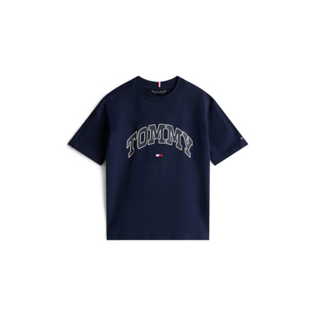 Tommy Hilfiger Kids Varsity T-Shirt Night Navy C1G male 8Y