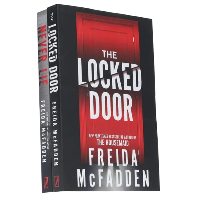 Freida McFadden 2 Book Set Never Lie And The Locked Door Psychological Thriller Duo Freida McFadden Books