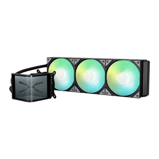 TRYX PANORAMA SE 360mm ARGB AIO Liquid Cooler Black - L-P360L-AM3M-G0K