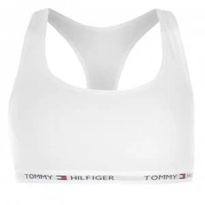 Tommy Bodywear Logo Band Bralette - White