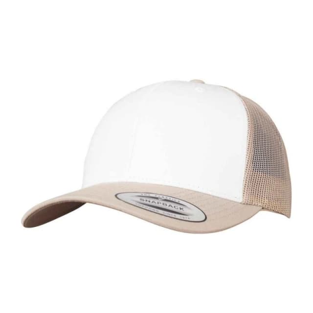 Flexfit Womens Retro Trucker Cap in Light Khaki Light Khaki Female One Size
