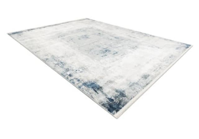 RugsX Distin 0845A White / Navy Blue / Blue Modern Carpet - Abstraction, Fra 80X150 Cm