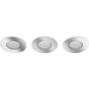 Philips Lighting Hue LED recessed light 871951435539200 Hue White & Col. Amb. Xamento Einbauspot silber 3er Built-in LED 22.8 W