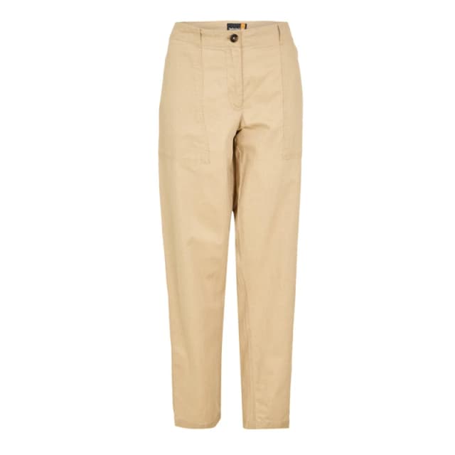 Timberland Womens Utlty Fatigue Linen Straight Leg Trousers Safari female 23