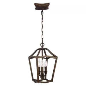 Yarmouth 3 Light Pendant, Painted Aged Brass