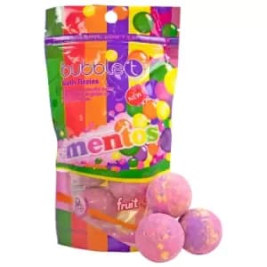 Bubble T x Mentos Fruit Splash Tea Mini Bath Bomb Fizzers (6 x 20g)