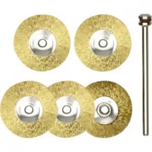 Proxxon Micromot 28 962, 5 Piece Brass Cleaning and Polishing Set