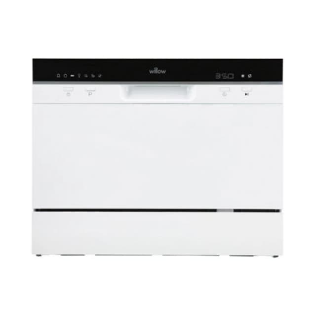 Willow 55cm White Tabletop Dishwasher 6 Place Settings White Unisex
