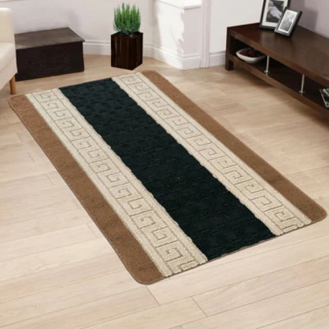 Smart Living Smart Living Heavy Duty Machine Washable Hallway Kitchen Non Slip Door Mat in Beige Size: 40cm x 60cm Beige 40cm x 60cm Unisex 06325565