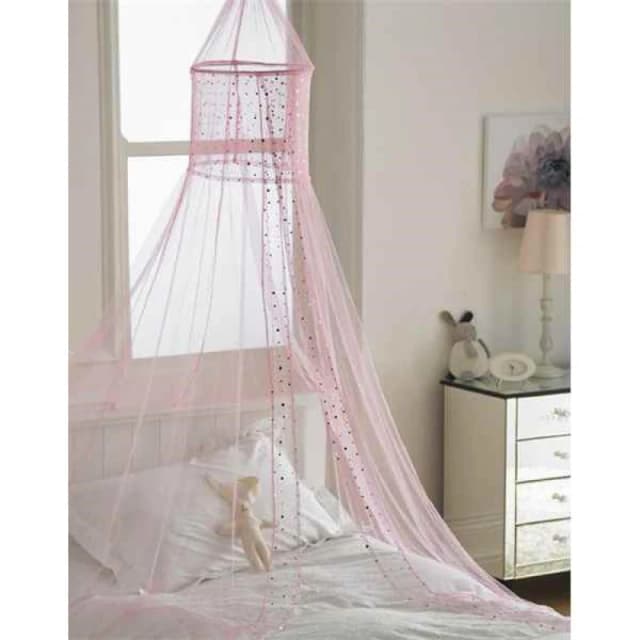 Country Club Bed Canopy Popsicle Design Children's - Pink Pink unisex 30x230cm