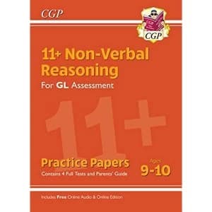 New 11+ GL Non-Verbal Reasoning Practice Papers - Ages 9-10 (with Parents' Guide & Online Edition) Paperback /...